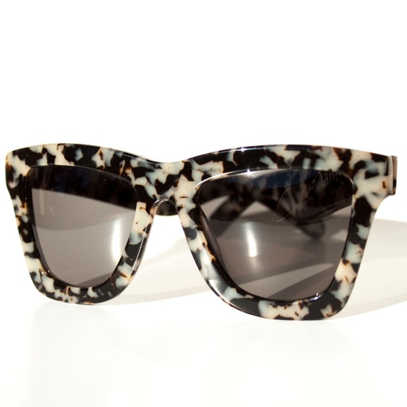 white tortoiseshell sunglasses
